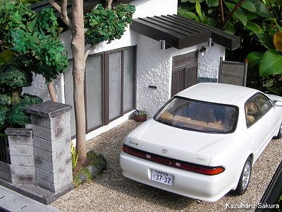 アオシマ JZX90 トヨタ・マークⅡ 2.5 グランデG（1/24）ジオラマ製作記