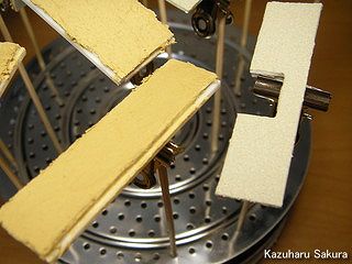 アリイ　'55トヨペット・クラウン　小京都のジオラマ製作　タミヤ　テクスチャーペイントで基礎の仕上げ2