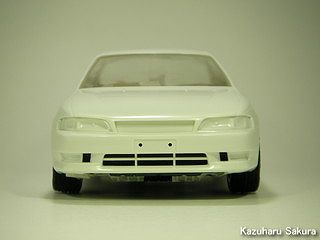 アオシマ JZX90 トヨタ・マークⅡ 2.5 グランデG（1/24） 仮組み 正面２