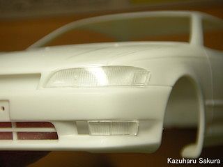 アオシマ JZX90 トヨタ・マークⅡ 2.5 グランデG（1/24）  塗装前ボデ３