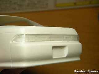 アオシマ JZX90 トヨタ・マークⅡ 2.5 グランデG（1/24）  塗装前ボディ　リヤ側