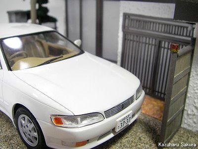 アオシマ・JZX90 トヨタ・マークⅡ　ジオラマ完成　画像４