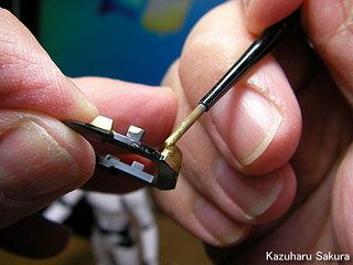 バンダイ ストームトルーパー (1/12) 製作記 ～ ヘルメットの塗装