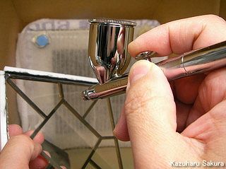 バンダイ ダース・ベイダー と ストームトルーパー (1/12) ジオラマ製作記 ～ ステンドグラス風の天窓の製作１０