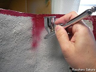 バンダイ ダース・ベイダー と ストームトルーパー (1/12) ジオラマ製作記 ～ 内壁の塗装８