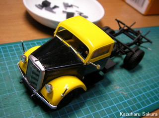 タミヤ ドイツ3トン4×2カーゴトラック (1/48) 製作記 ～ フィギュアの搭載３