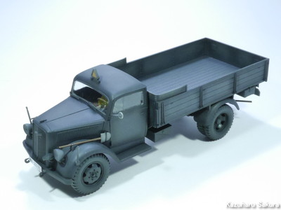 タミヤ ドイツ3トン4×2カーゴトラック 製作記 ～ 完成画像