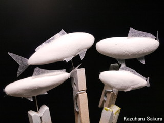 1/24 タミヤ トヨダ AA型 ジオラマ製作記 ～ 鯉の制作６