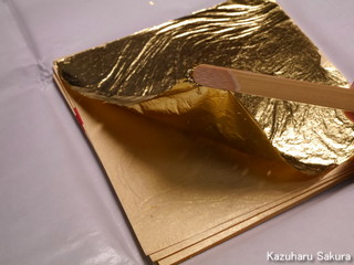 1/24 タミヤ トヨダ AA型 ジオラマ製作記 ～ 金箔での加工２