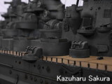 ﻿タミヤ 1/350 武蔵 ジオラマ完成画像