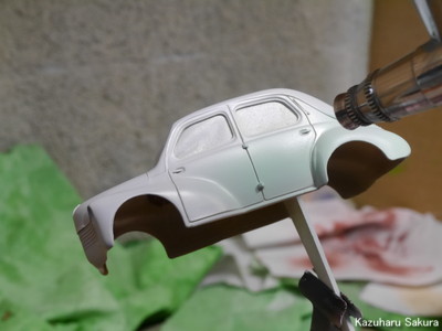 ﻿エレール 1/43 シトロエン2CV・ルノー4CV 製作記 ～ ルノー4CVの製作 その１