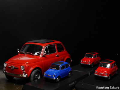 ﻿1/24 タミヤ ﻿FIAT500F 製作記 ～ 小さいFIAT500F 2