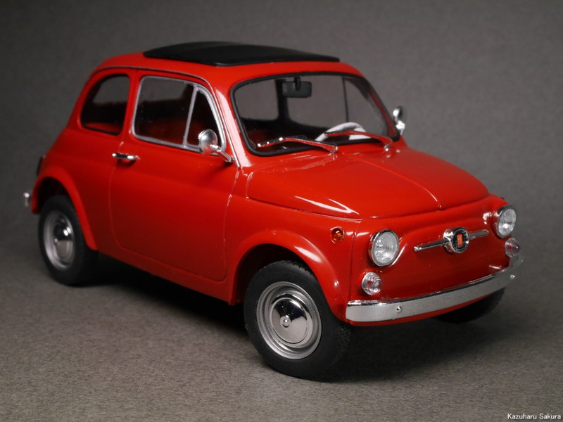 ﻿1/24 タミヤ ﻿FIAT500F 完成画像 ～ FIAT500F