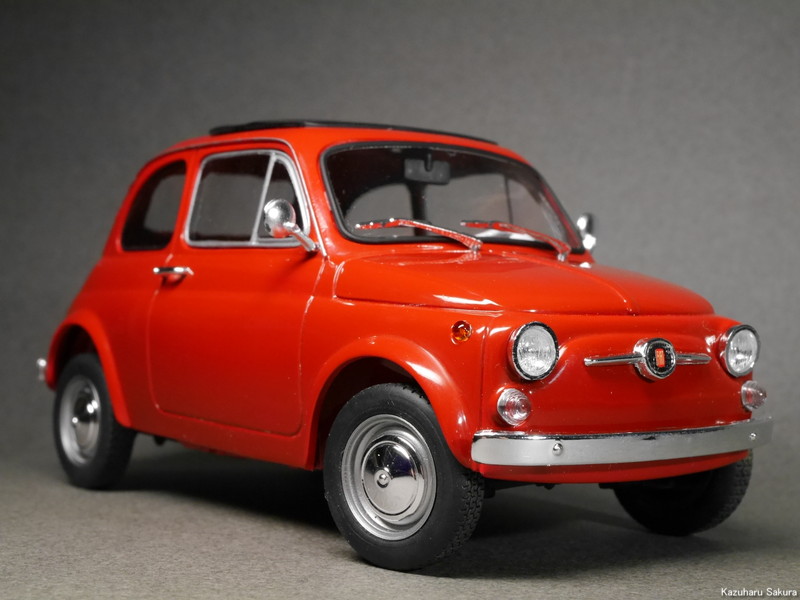 ﻿1/24 タミヤ ﻿FIAT500F 完成画像 ～ FIAT500F