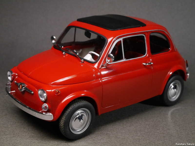 ﻿1/24 タミヤ ﻿FIAT500F 完成画像 ～ FIAT500F