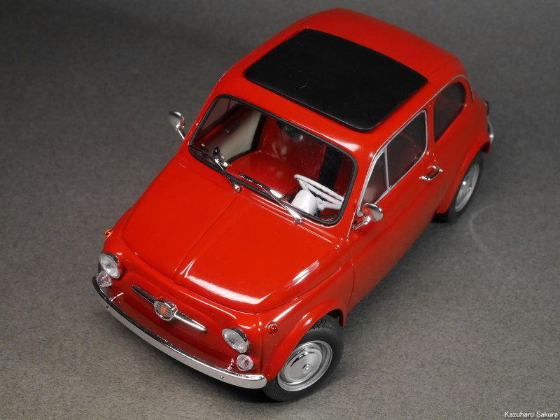 ﻿1/24 タミヤ ﻿FIAT500F 完成画像 ～ FIAT500F