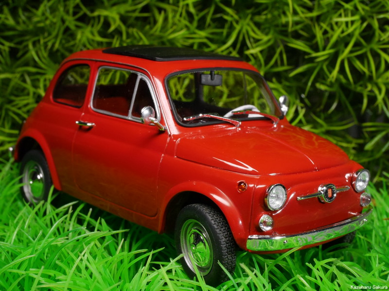 ﻿1/24 タミヤ ﻿FIAT500F 完成画像 ～ FIAT500F