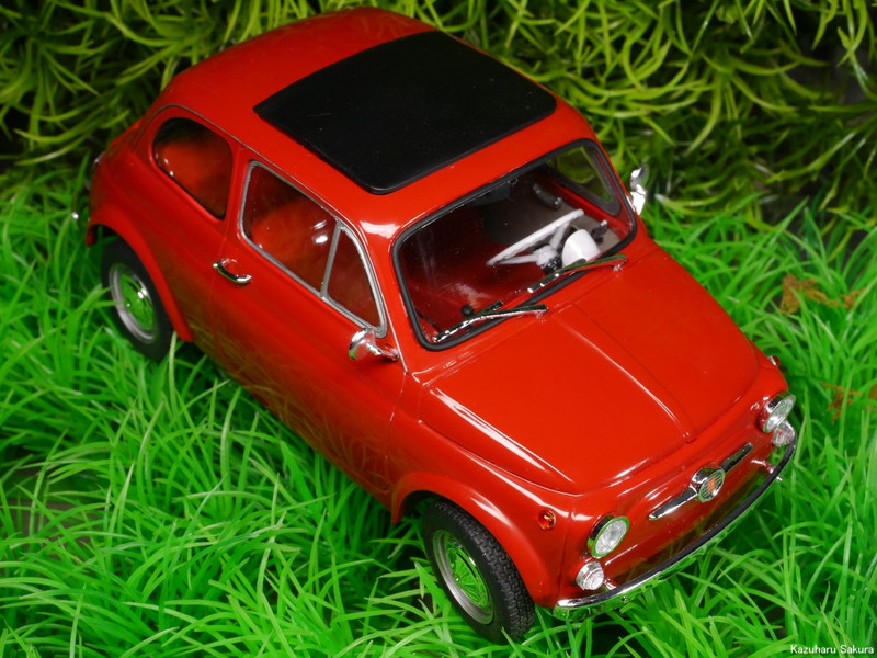﻿1/24 タミヤ ﻿FIAT500F 完成画像 ～ FIAT500F