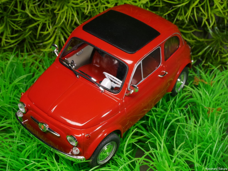 ﻿1/24 タミヤ ﻿FIAT500F 完成画像 ～ FIAT500F