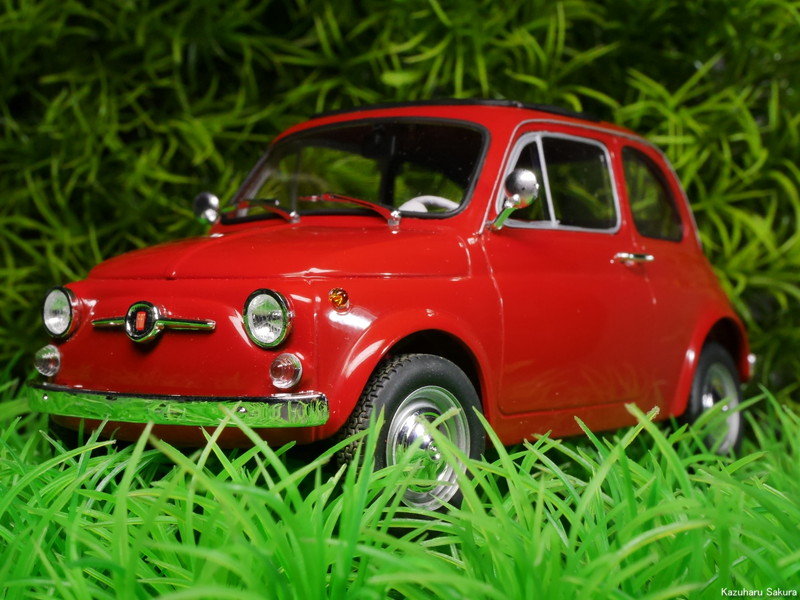﻿1/24 タミヤ ﻿FIAT500F 完成画像 ～ FIAT500F