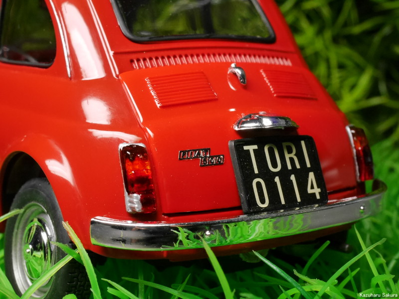 ﻿1/24 タミヤ ﻿FIAT500F プラモデル完成画像