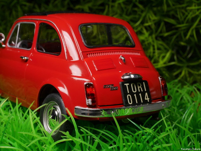﻿1/24 タミヤ ﻿FIAT500F 完成画像 ～ FIAT500F
