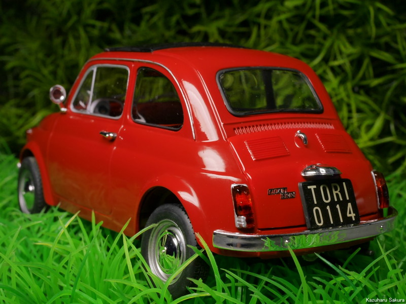 ﻿1/24 タミヤ ﻿FIAT500F 完成画像 ～ FIAT500F