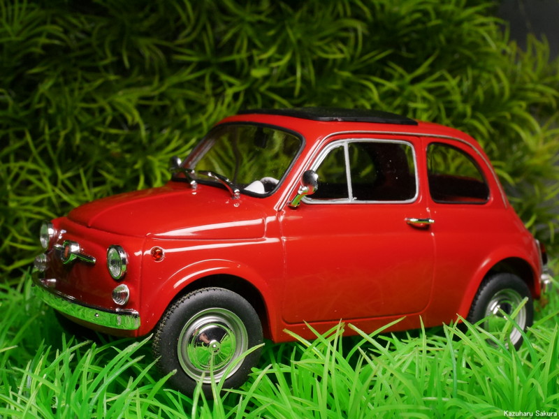 ﻿1/24 タミヤ ﻿FIAT500F 完成画像 ～ FIAT500F