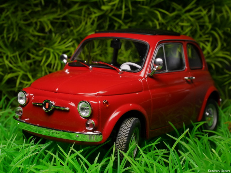 ﻿1/24 タミヤ ﻿FIAT500F 完成画像 ～ FIAT500F