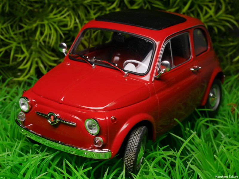 ﻿1/24 タミヤ ﻿FIAT500F 完成画像 ～ FIAT500F