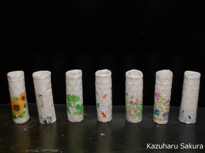 ﻿1/24 Kazuharu Sakura original ﻿櫻和春オリジナル 1/24 灯籠 ジオラマ制作記 ～ 行燈（あんどん）の制作１４