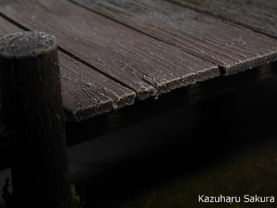 ﻿1/24 Kazuharu Sakura original ﻿櫻和春オリジナル 1/24 灯籠 ジオラマ制作記 ～ 京町家の制作１３２