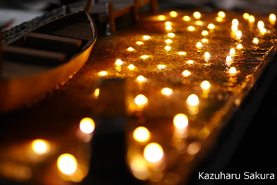 ﻿1/24 Kazuharu Sakura original ﻿櫻和春オリジナル 1/24 灯籠 ジオラマ制作記 ～ LEDを用いた灯籠のゆらゆら炎の表現１３