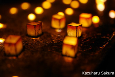 ﻿1/24 Kazuharu Sakura original ﻿櫻和春オリジナル 1/24 灯籠 ジオラマ制作記 ～ LEDを用いた灯籠のゆらゆら炎の表現１４