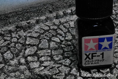﻿1/24 Kazuharu Sakura original ﻿櫻和春オリジナル 1/24 灯籠 ジオラマ制作記 ～ 石畳の塗装１１