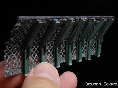 1/150 ジオコレを使用したジオラマ製作記 ～ 落石防止フェンス（落石防止柵）の制作１６