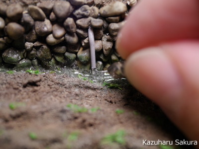 1/150 ジオコレを使用したジオラマ製作記 ～ 塩ビ管の下水管の制作１０