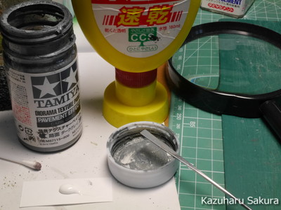 1/150 ジオコレを使用したジオラマ製作記 ～ 納屋をジオラマベースに取り付ける１