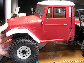 Axial(アキシャル)・SCX10・ランドクルーザー40・トラギー 製作記 ～ キャブ部分の拡大